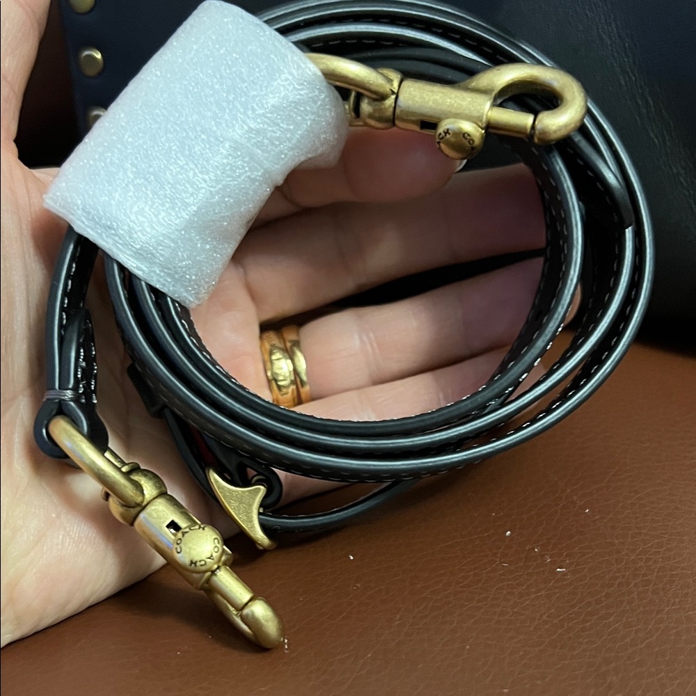 Coach Black Studded Women's Mini Bag - Picture 8 of 12